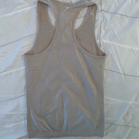 Gymshark Vital Seamless Vest - Sand - Picture 6 of 6